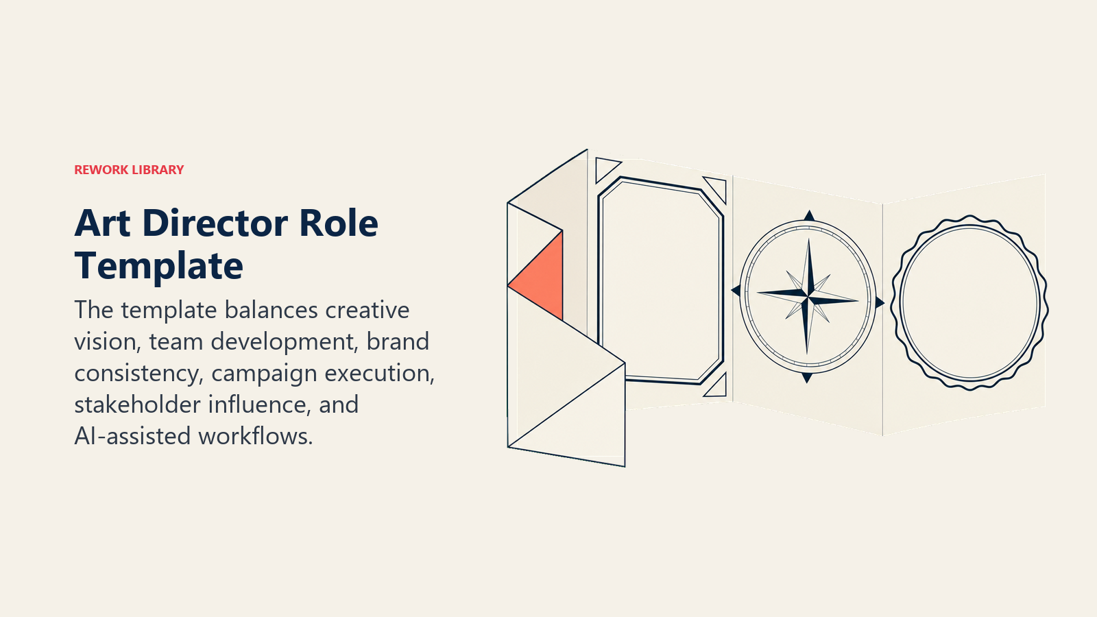 Art Director role template unfolding into campaign and leadership artifacts