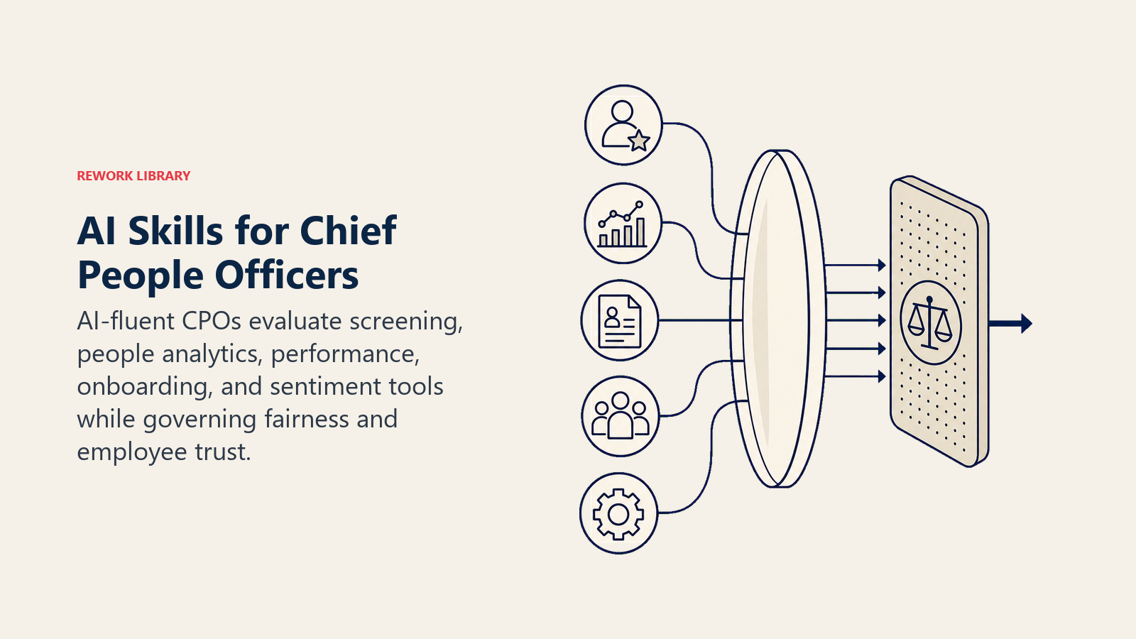 AI skills for chief people officers shown through a fairness filter