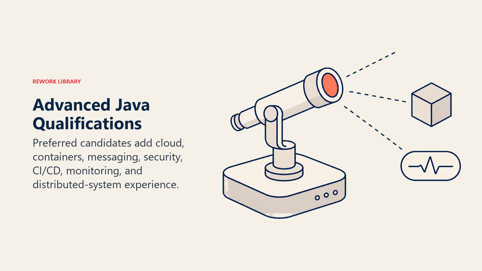 Advanced Java qualifications extending into cloud and distributed systems