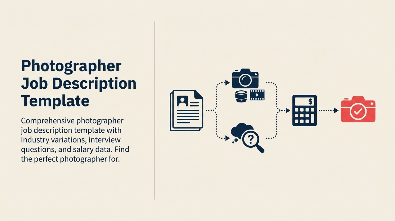 Photographer Job Description Template - Complete 2026 Hiring Guide