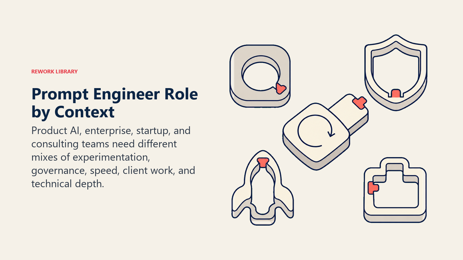 Prompt Engineer role variations using a modular adapter for different company contexts