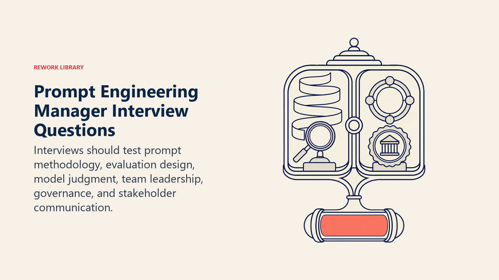 Prompt Engineering Manager interview questions balancing technical and leadership evidence