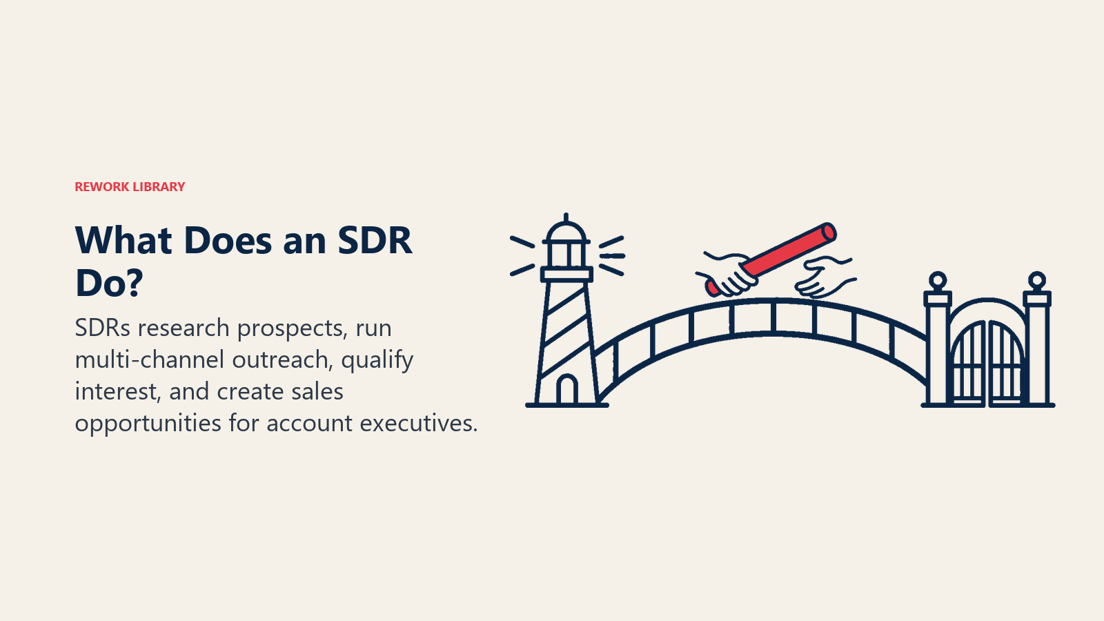What Does an SDR Do? illustrated with prospect-to-AE relay bridge