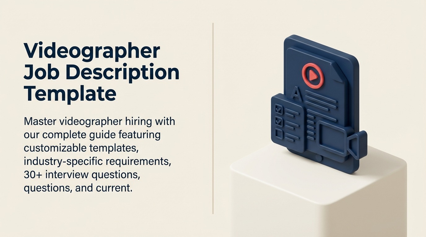 Videographer Job Description Template - Complete 2026 Hiring Guide