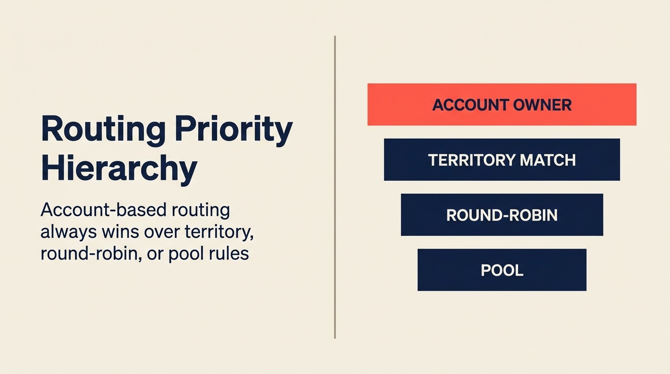 Jerarquía de Prioridad de Enrutamiento