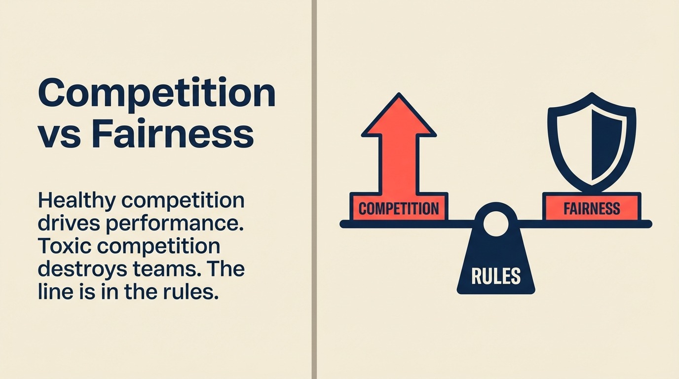 Balance zwischen Wettbewerb und Fairness