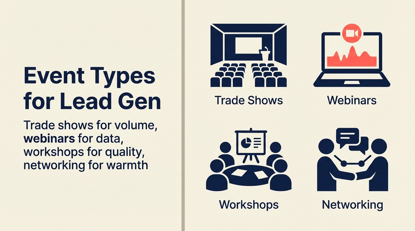 Tipos de Eventos para Generación de Leads
