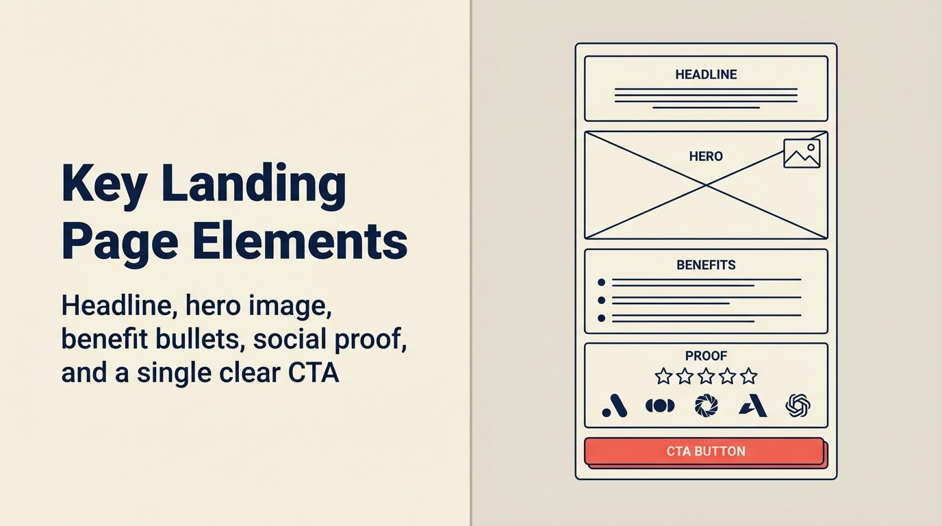 Elementos Clave de Páginas de Destino