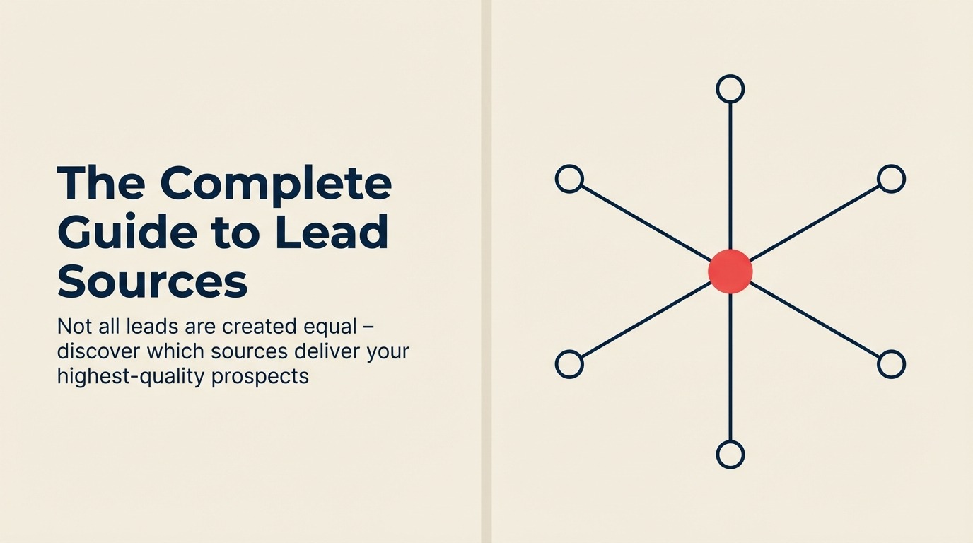 Der vollständige Leitfaden zu Lead-Quellen: Woher Ihre besten Leads kommen