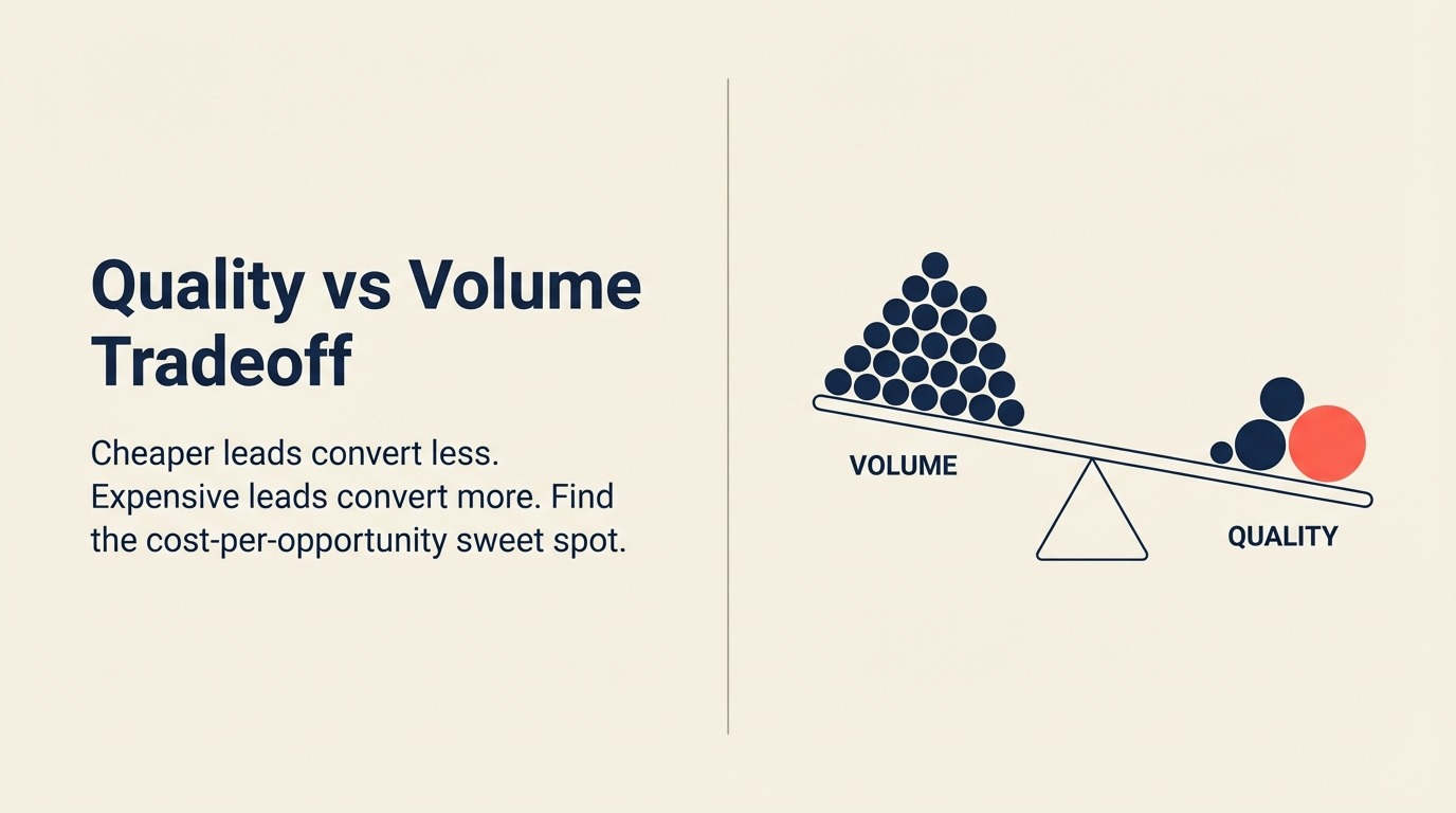 Tradeoff Kualitas vs Volume