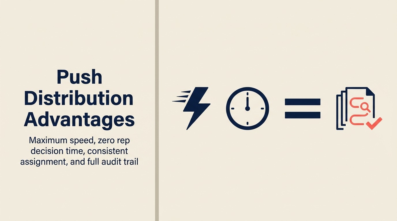 Ventajas de la Distribución Push