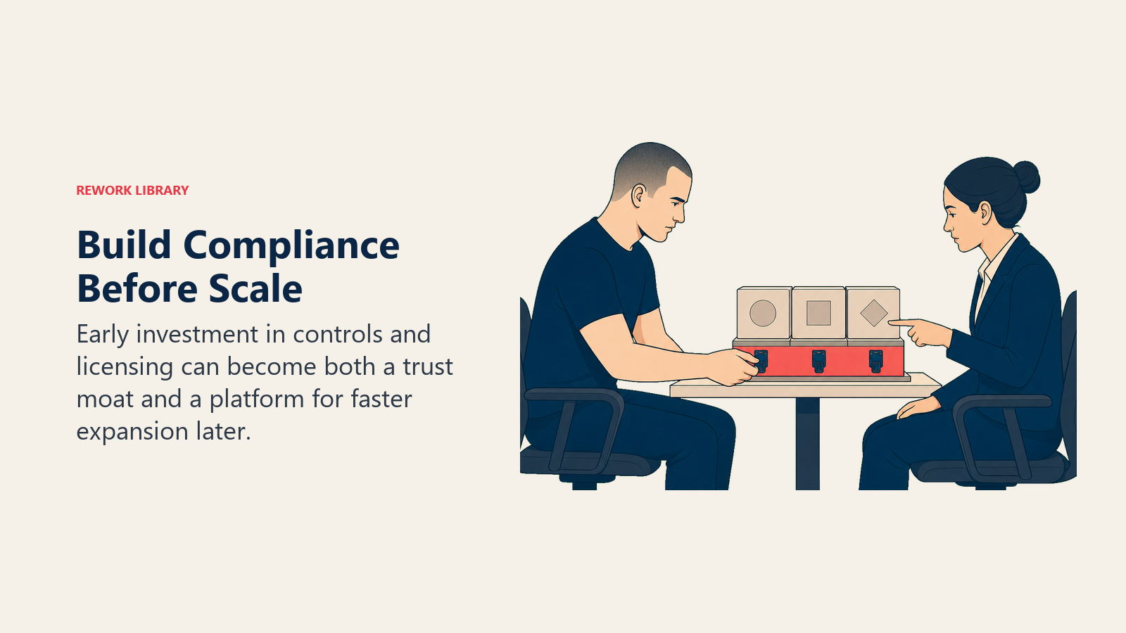Build Compliance Before Scale: Brian Armstrong actively works with a coral compliance foundation beneath an expanding neutral platform.