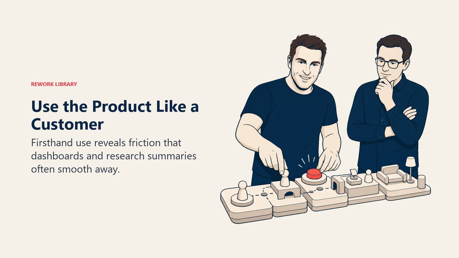 Brian Chesky using the customer journey firsthand to identify product friction