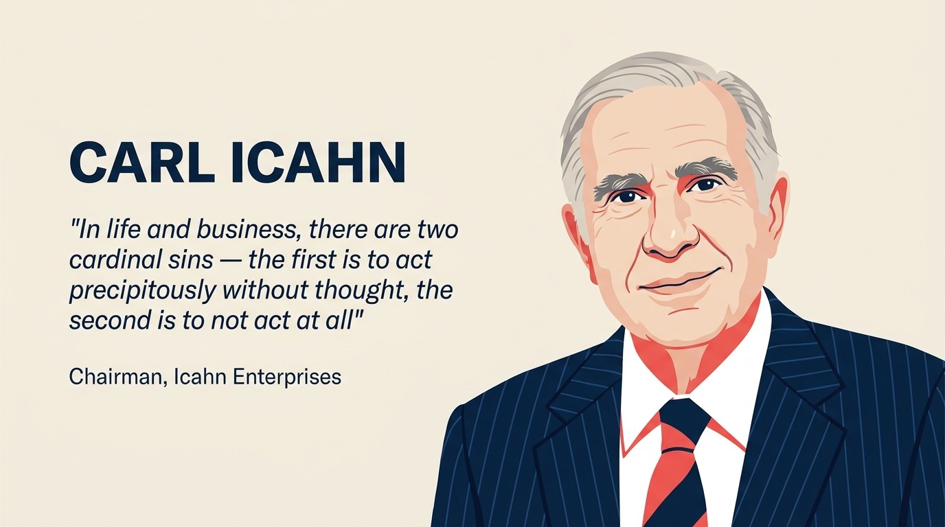 Carl Icahn Leadership Profile