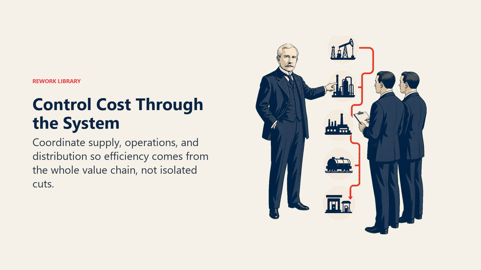 Control Cost Through the System: Coordinate supply, operations, and distribution so efficiency comes from the whole value chain, not isolated cuts.