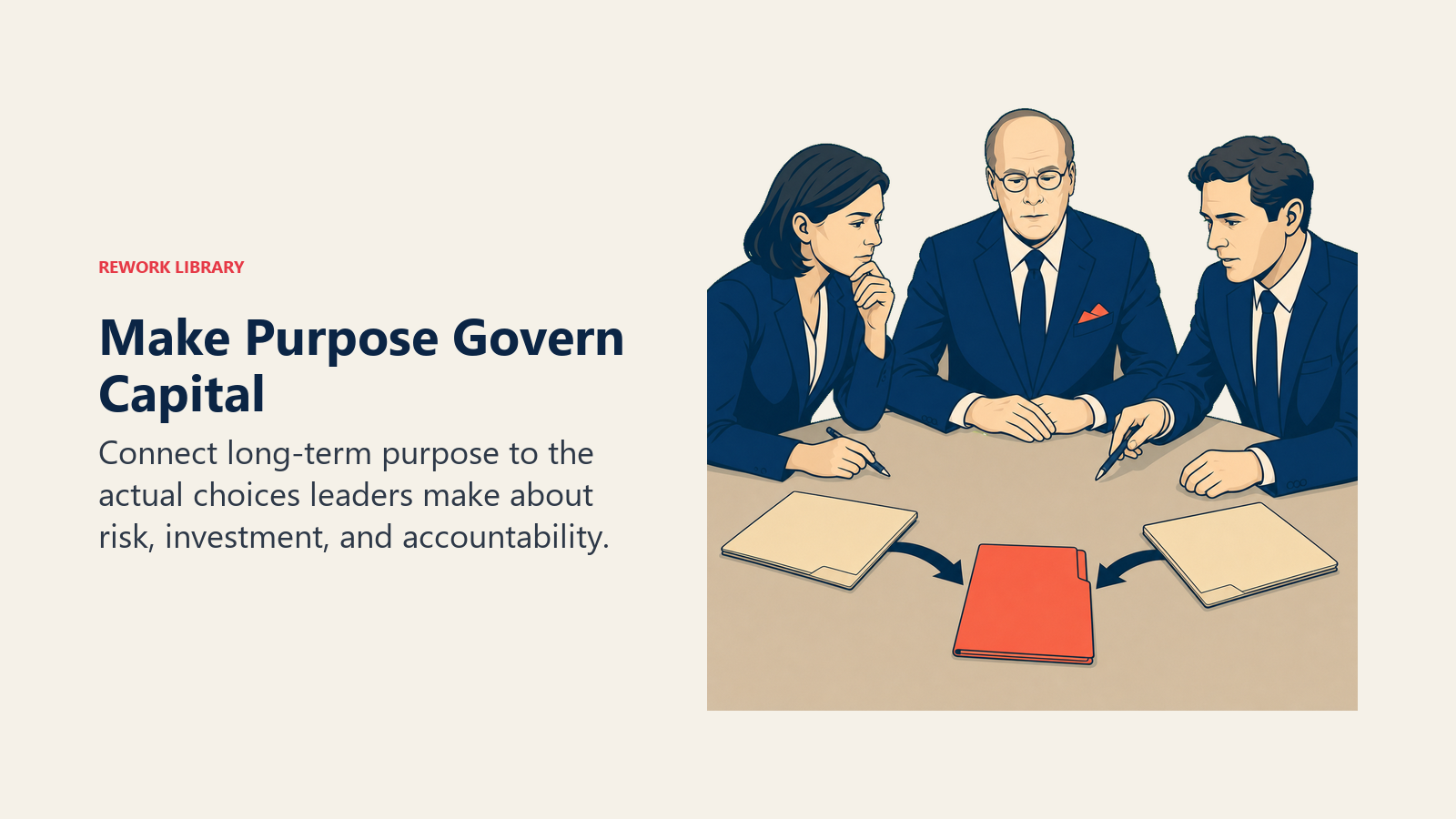 Larry Fink make purpose govern capital leadership scene