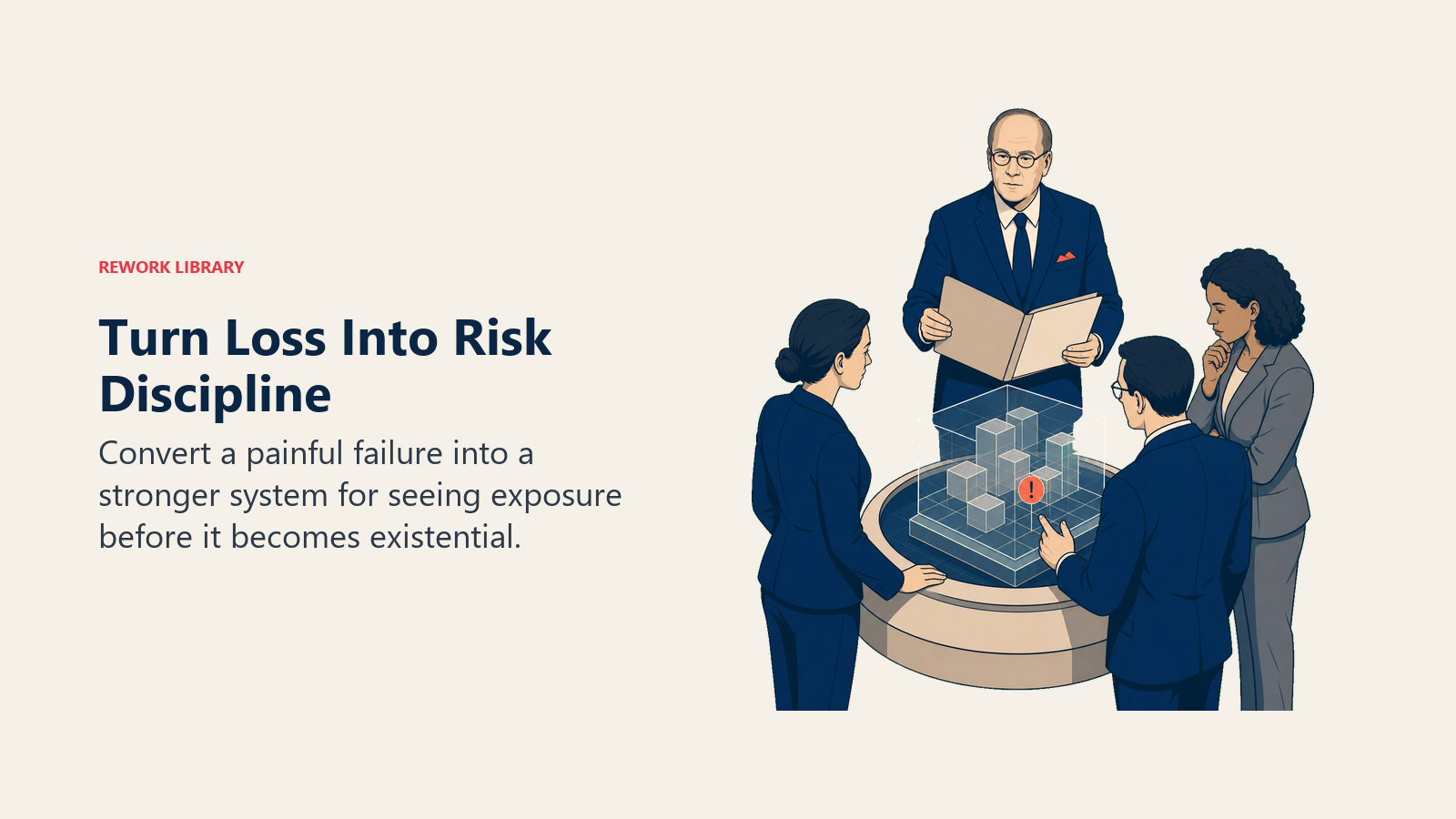 Larry Fink turn loss into risk discipline leadership scene