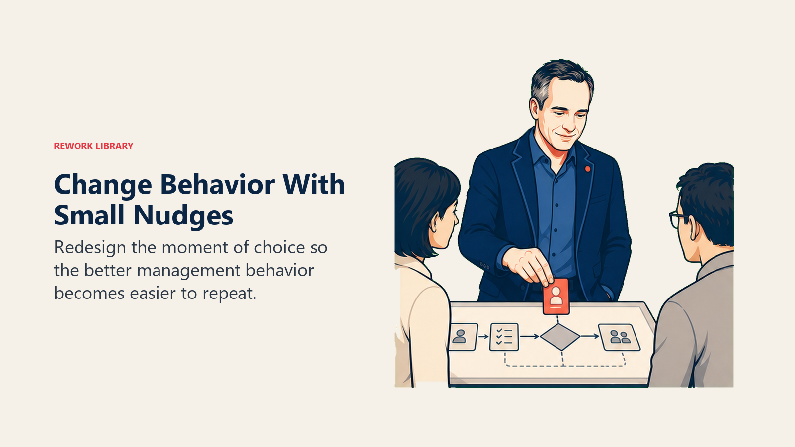 Laszlo Bock change behavior with small nudges leadership scene
