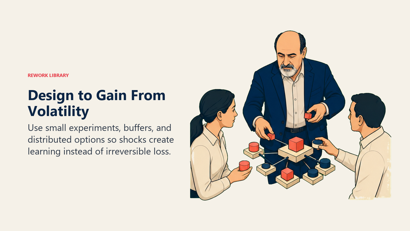 Nassim Taleb design to gain from volatility leadership scene