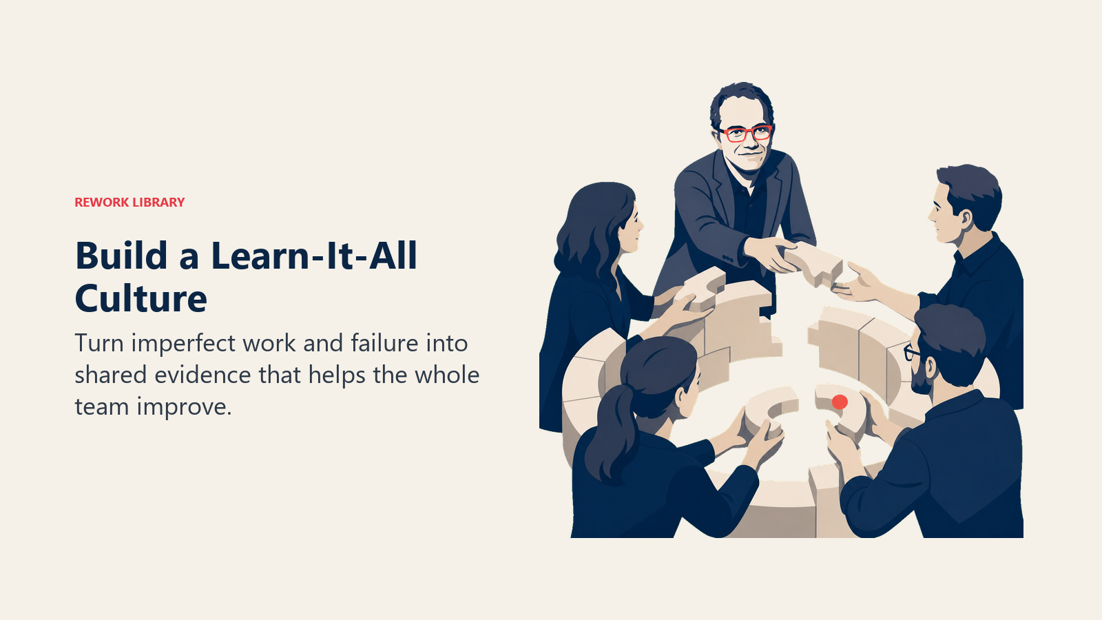 Satya Nadella and his team improving imperfect work together through a shared learning loop