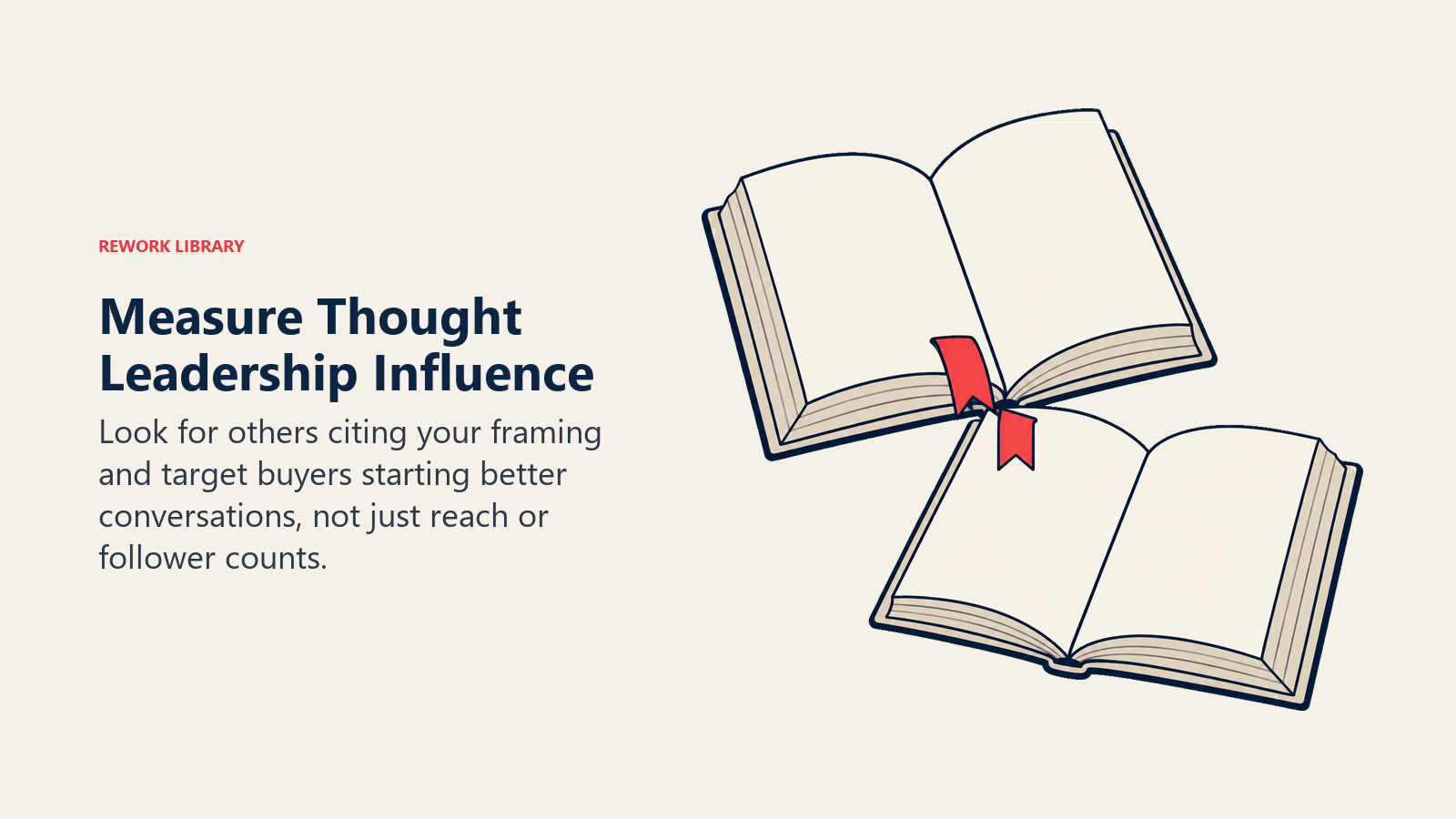 Pengaruh thought leadership ditunjukkan oleh idea yang dikenali dipetik dalam hujah orang lain.