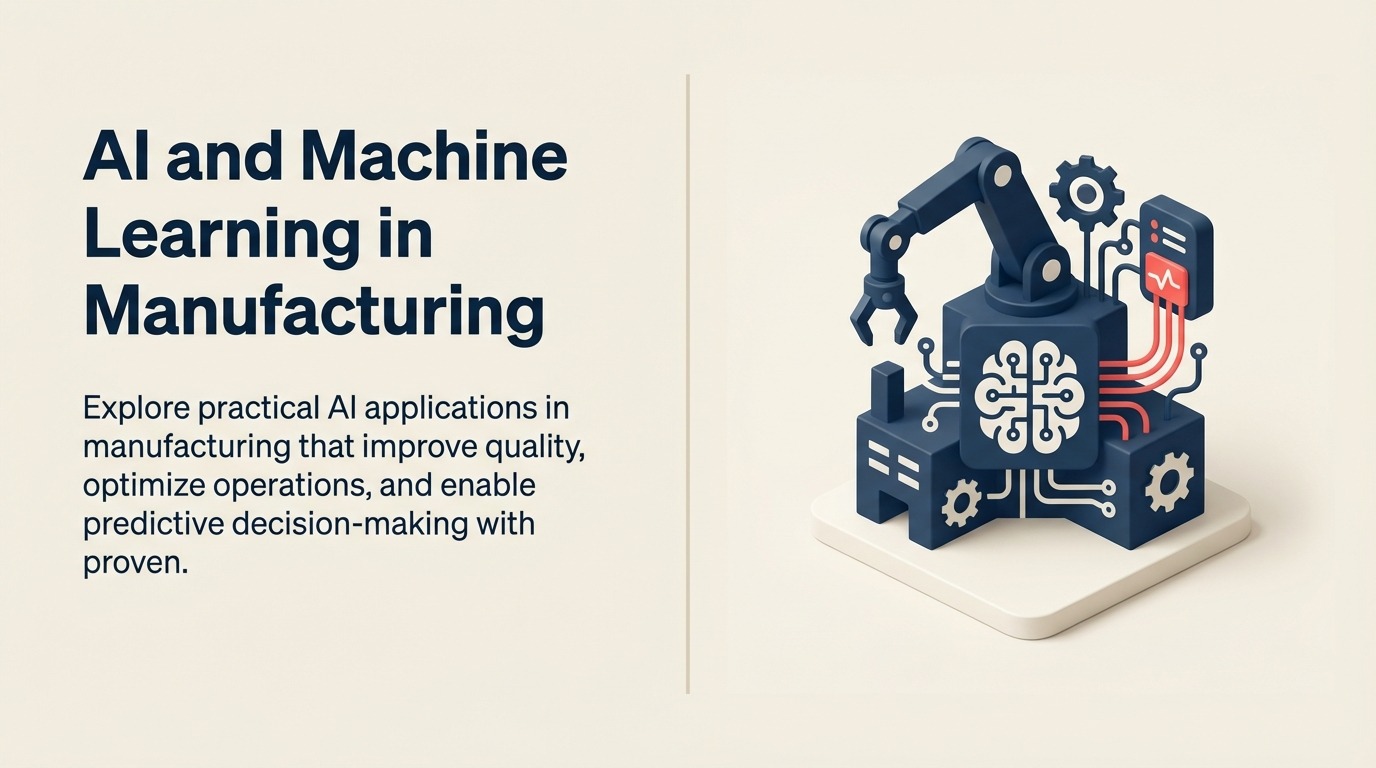 AI und Machine Learning in der Fertigung: Intelligente Operationen und Entscheidungsfindung