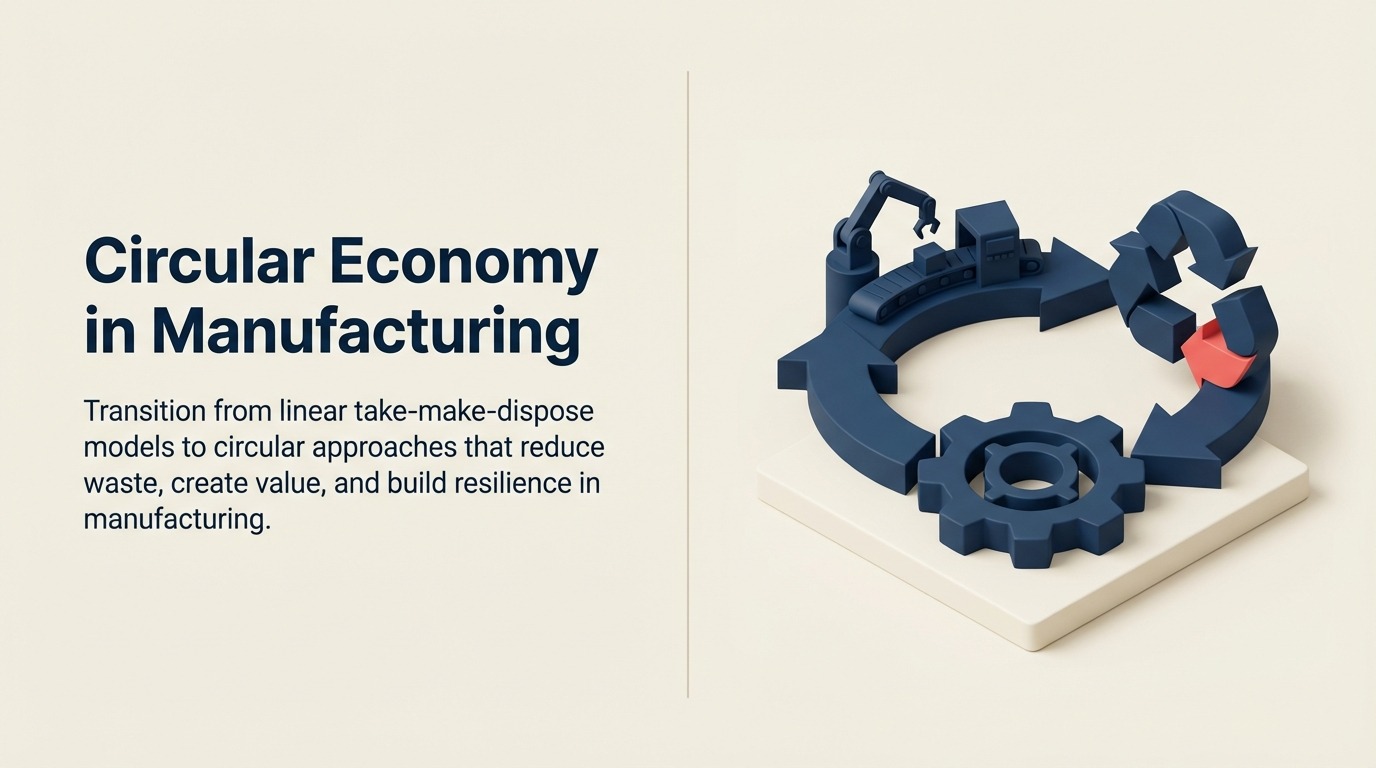Kreislaufwirtschaft in der Fertigung: Von linearen zu regenerativen Produktionsmodellen