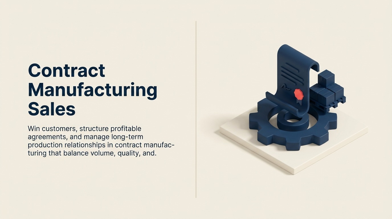 Auftragsfertigungsverkauf: Produktionspartnerschaften gewinnen und managen