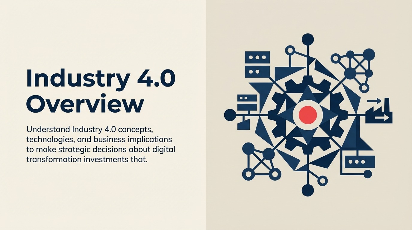 Industry 4.0 Überblick: Die vierte industrielle Revolution in der Fertigung