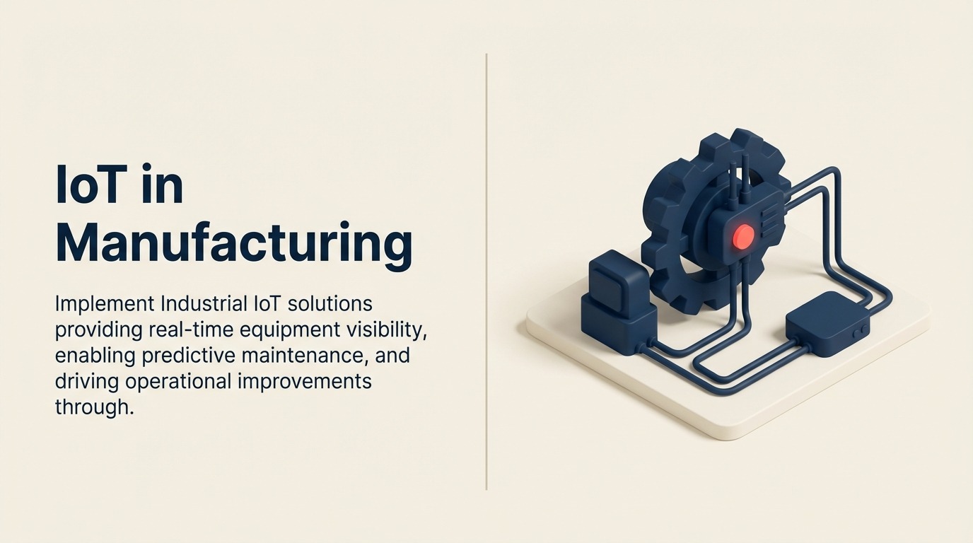 IoT in der Fertigung: Wert durch vernetzte Ausrüstung erschließen
