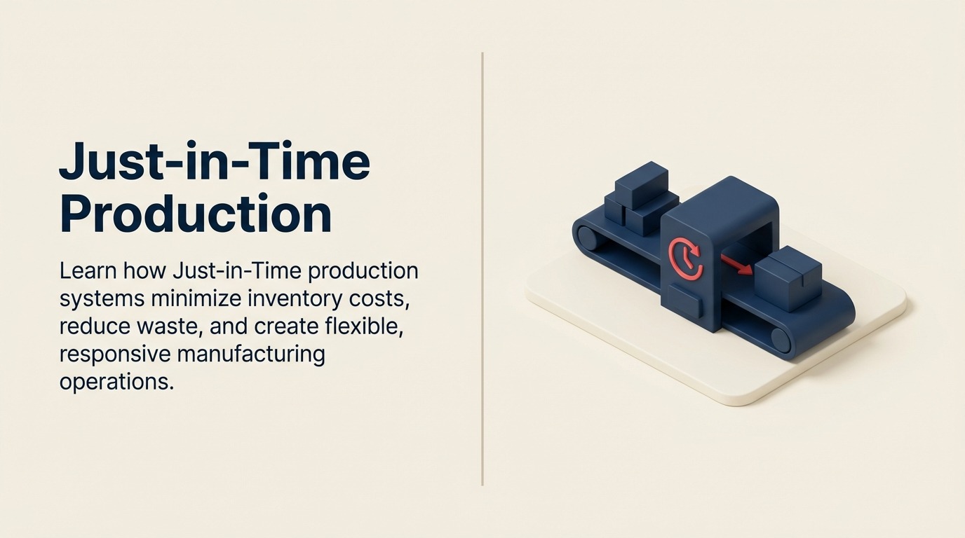 Just-in-Time-Produktion: Lagerkosten reduzieren und gleichzeitig Fertigungsfluss verbessern