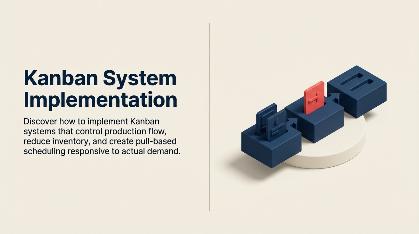 Kanban-System-Implementierung: Visuelle Pull-Planung für effizienten Produktionsfluss
