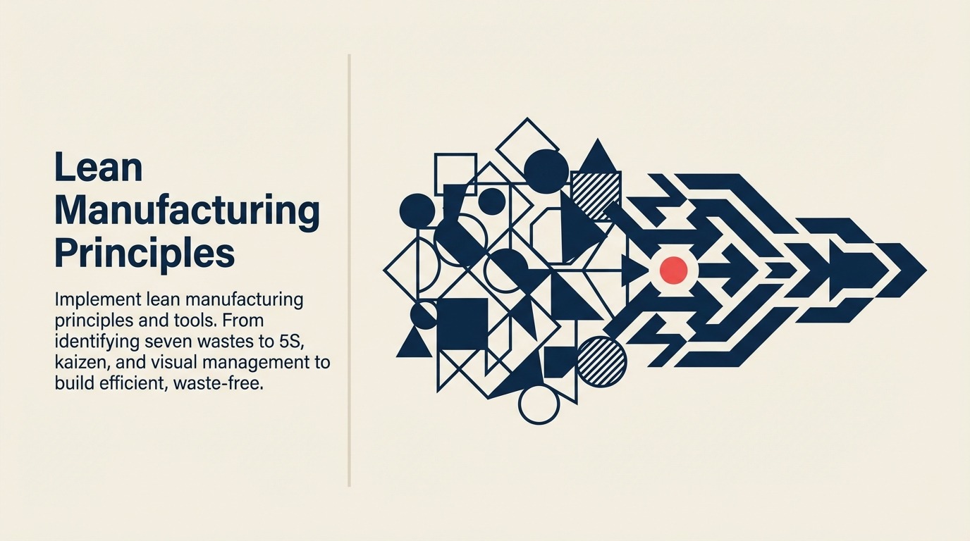 Lean-Manufacturing-Prinzipien: Verschwendung eliminieren und Wert maximieren