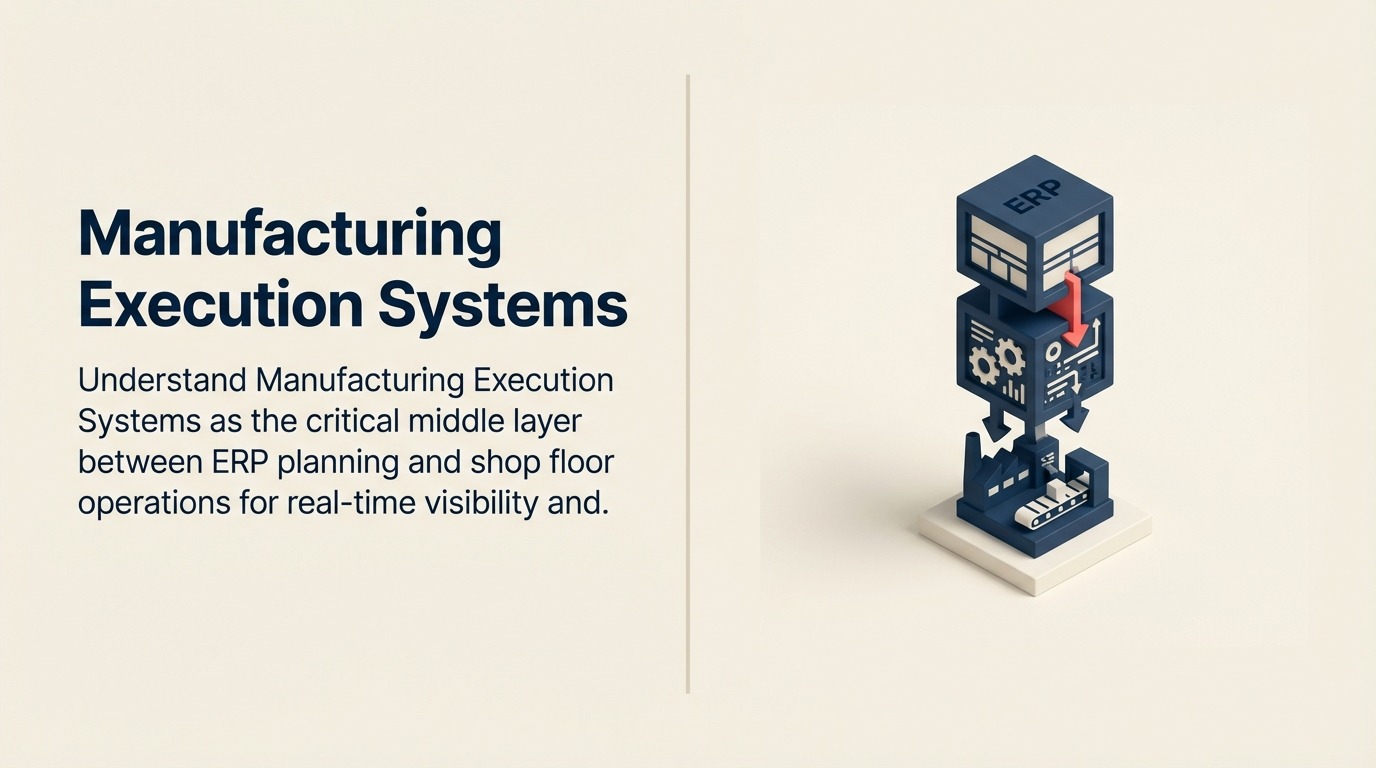 Manufacturing Execution Systems: Brücke zwischen Planung und Shopfloor-Ausführung