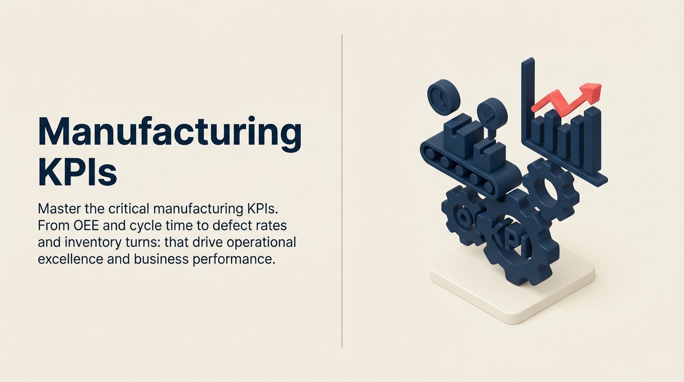 Manufacturing KPIs: Wesentliche Metriken für Produktionsleistungsmanagement