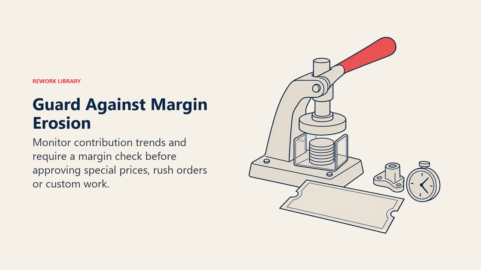 Margin exception approval press checking an order before special terms are granted