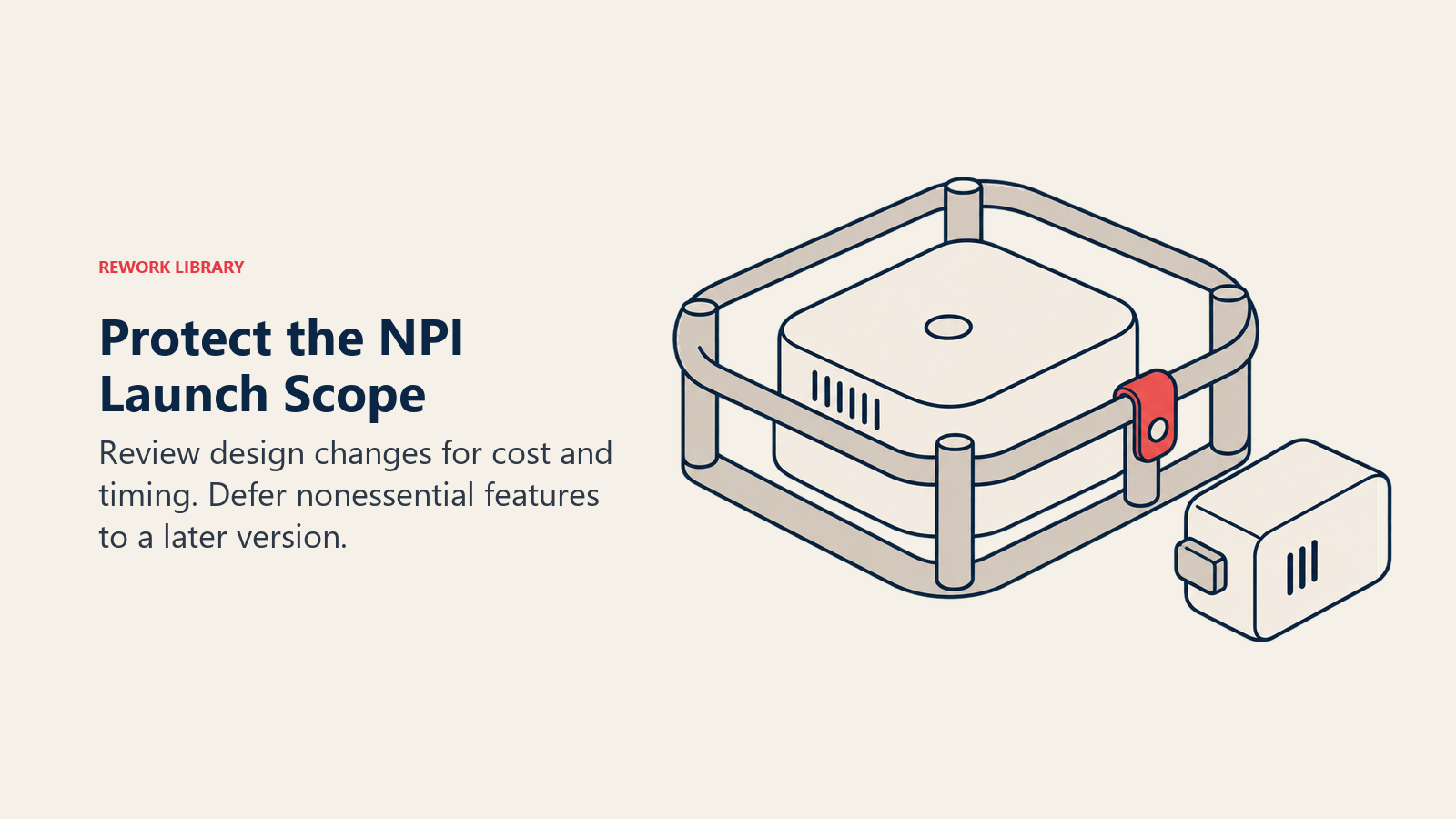 Controlled NPI scope keeps an optional feature outside the committed product boundary