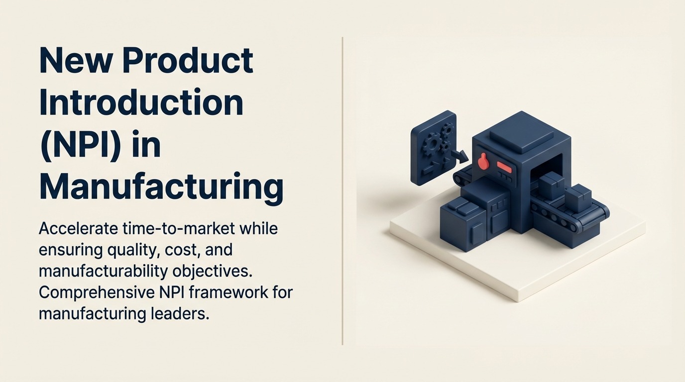 New Product Introduction (NPI) in der Fertigung: Vom Prototyp zur Produktionsexzellenz