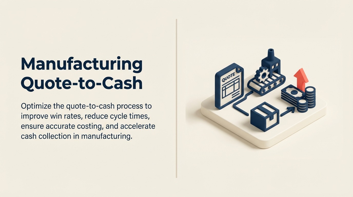 Quote-to-Cash in der Fertigung: Optimierung von RFQ bis zur Umsatzrealisierung