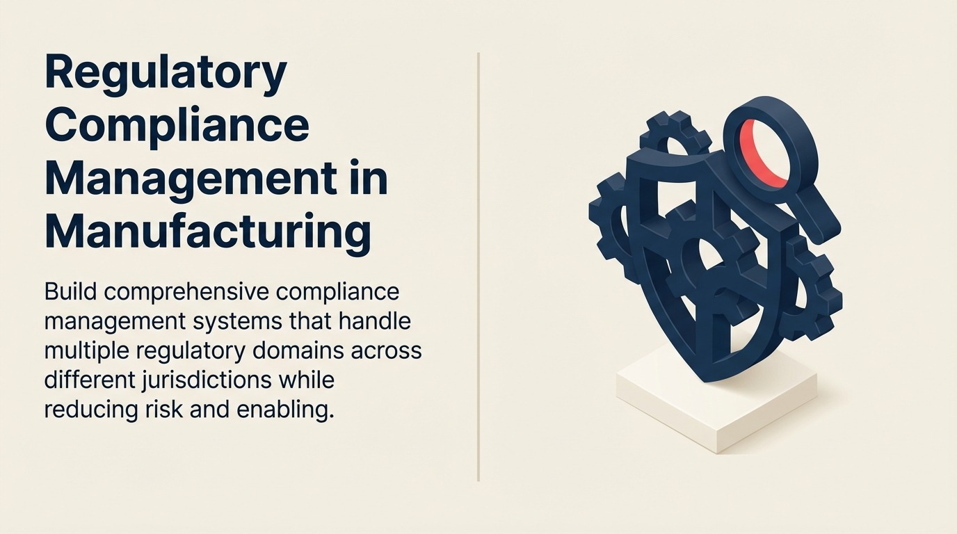 Regulatory Compliance Management in der Fertigung: Systeme für Multi-Jurisdiktionale Compliance aufbauen