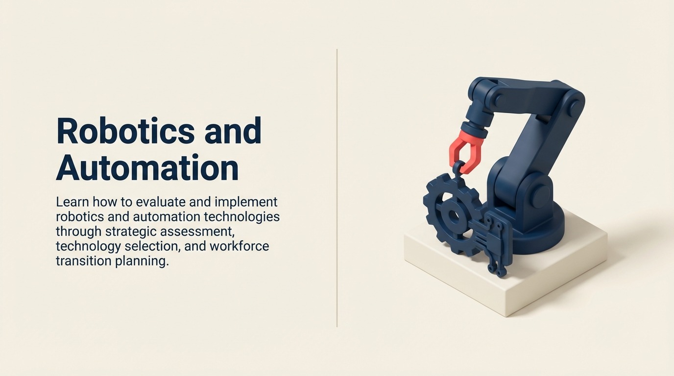 Robotik und Automation: Strategischer Einsatz für Fertigungsproduktivität