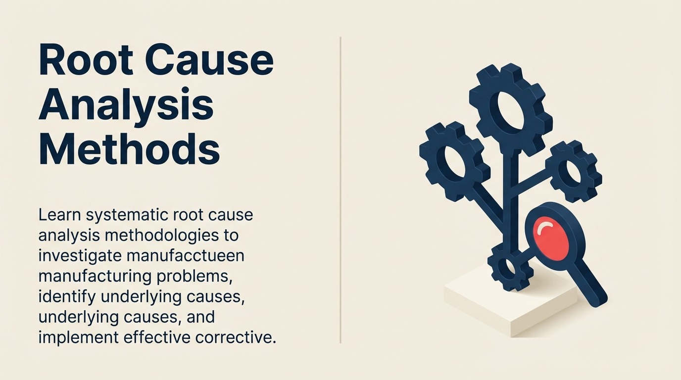 Root Cause Analysis-Methoden: Zum Kern von Fertigungsproblemen vordringen und Wiederholungen verhindern