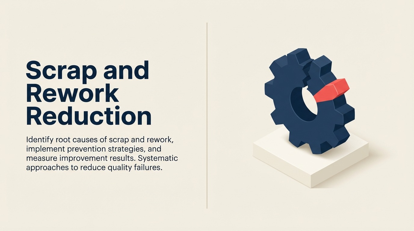 Reduzierung von Ausschuss und Nacharbeit: Bewährte Methoden zur Senkung versteckter Fertigungskosten