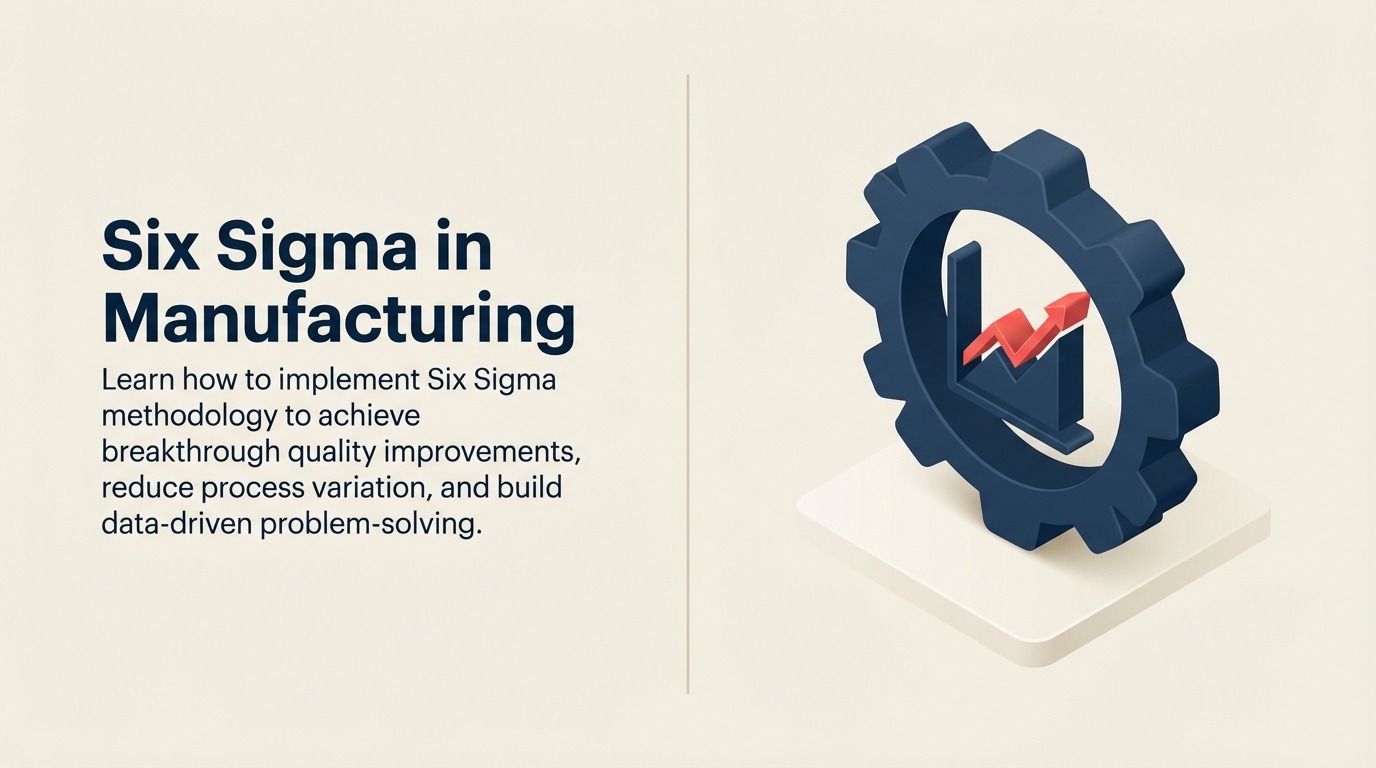 Six Sigma in der Fertigung: Datengetriebene Qualitätsverbesserung und Defektelimination