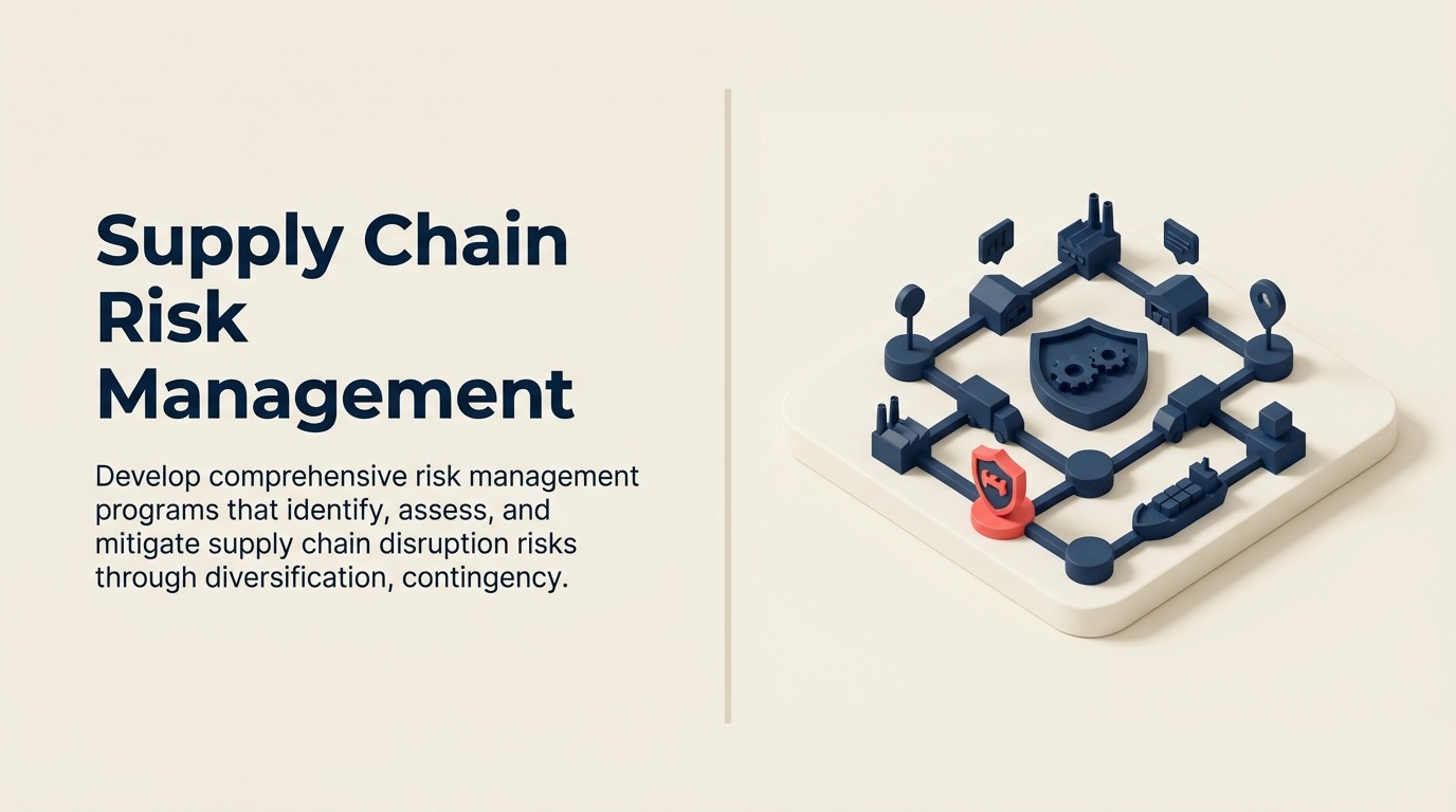 Supply Chain Risk Management: Resilienz in Fertigungsoperationen aufbauen