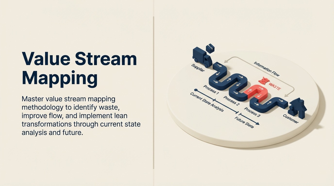 Value Stream Mapping: Fertigungsfluss visualisieren und verbessern