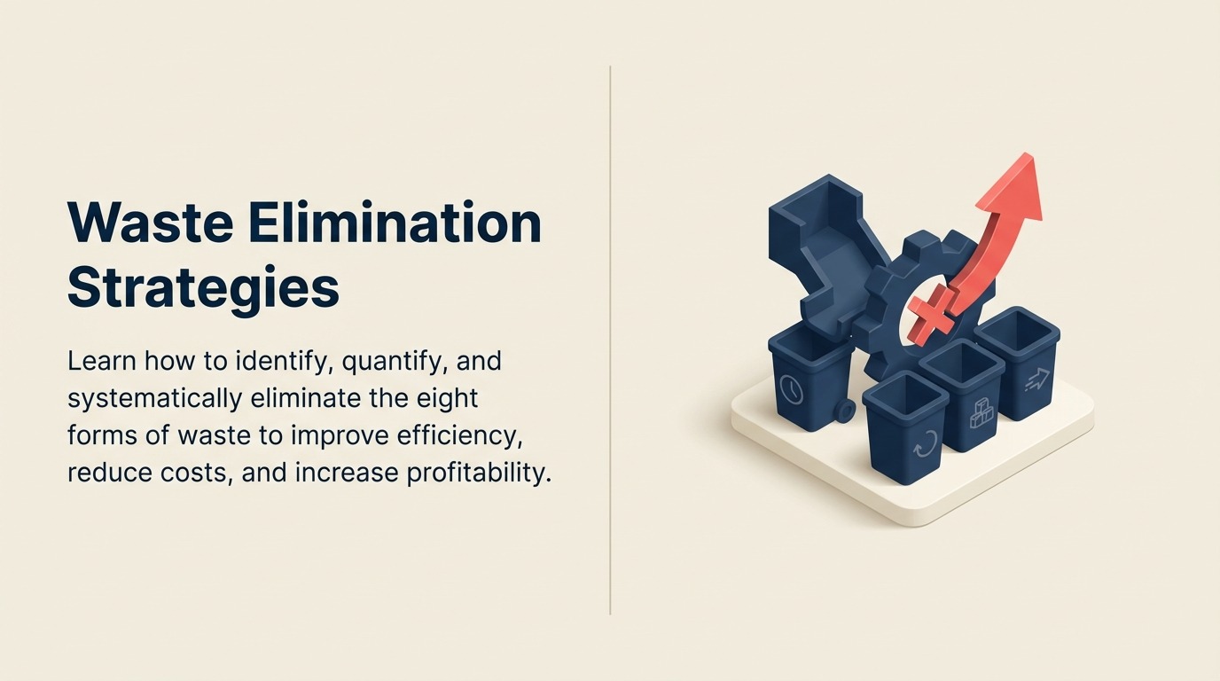 Abfalleliminierungsstrategien: Identifizierung und Beseitigung der 8 Verschwendungsarten im Lean Manufacturing