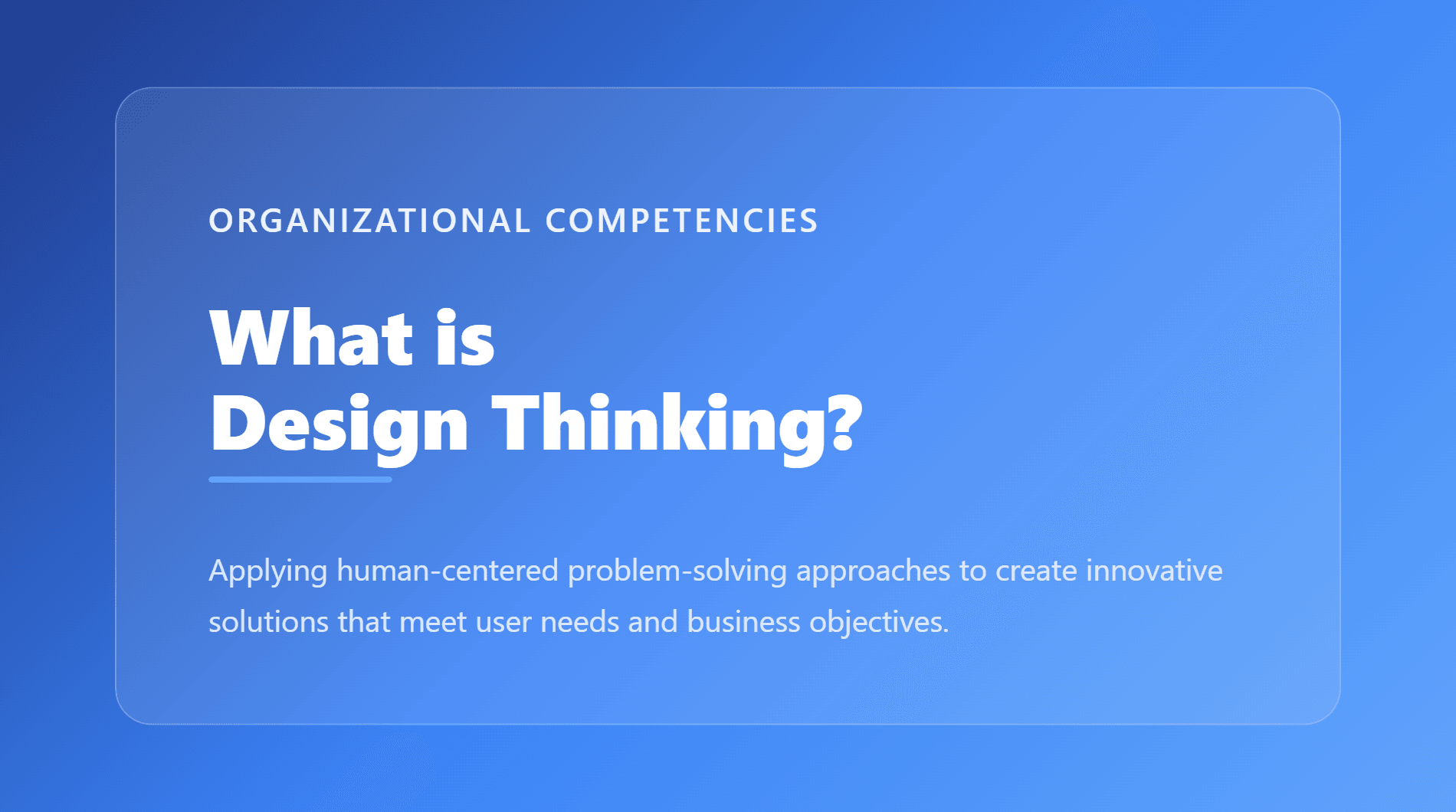 Design Thinking
