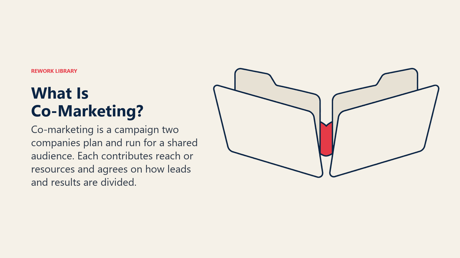 Was ist Co-Marketing?: Co-Marketing ist eine Kampagne, die zwei Unternehmen für ein gemeinsames Publikum planen und durchführen. Jedes steuert Reichweite oder Ressourcen bei, und beide legen fest, wie Leads und Ergebnisse aufgeteilt werden.