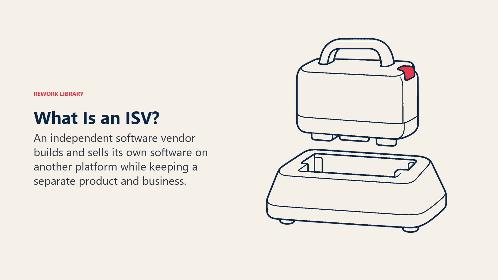 What Is an ISV: An independently made product fits a larger platform socket without merging into the platform.